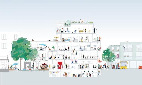Illustration soft cities