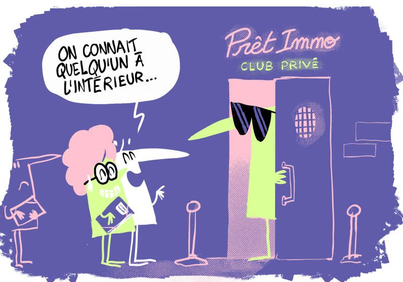 taux emprunt immobilier - historique - illustration Colcanopa