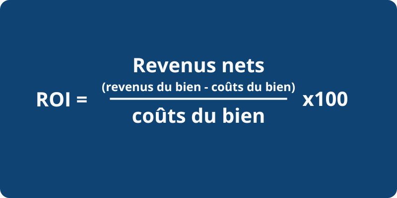 formule de calcul ROI